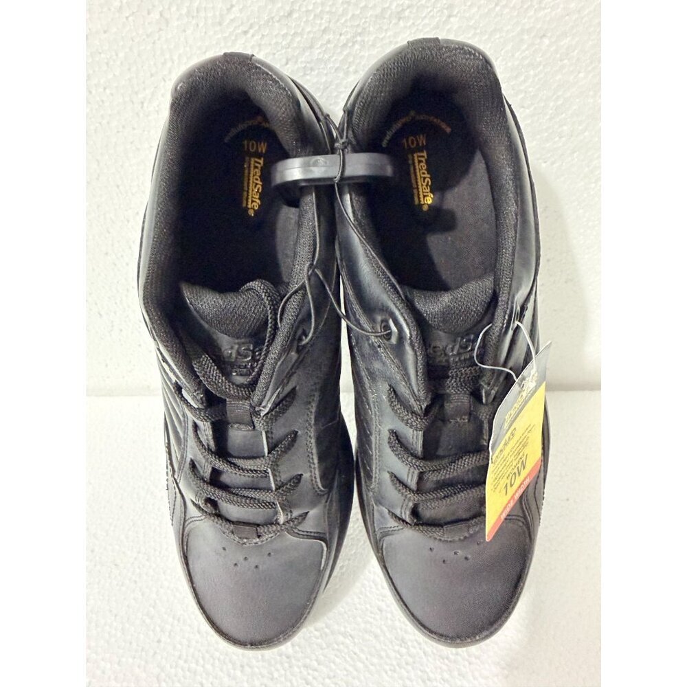 Tredsafe Enduropro Non-Slip Work Shoes Black 10W Wide Width Lightweight Oil-Resi - Picture 8 of 9